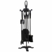 Utensilios para Chimenea Alexandra House Living Negro Hierro 19 x 61 x 19 cm