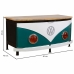 Chest Alexandra House Living Blue White Iron Mango wood 45 x 45 x 90 cm Van