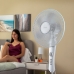 Seisuventilaator InnovaGoods Freshinn Valge 45 W