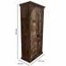 Armoire Alexandra House Living Marron polystyrène Bois de manguier 40 x 225 x 101 cm