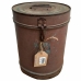 Decoratieve jerrycan Alexandra House Living Bruin Ijzer Traditionele stijl 23 x 29 x 23 cm