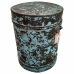 Decorative canister Alexandra House Living Blue Iron Traditional style 34 x 44 x 34 cm