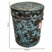 Decorative canister Alexandra House Living Blue Iron Traditional style 34 x 44 x 34 cm