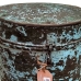 Decorative canister Alexandra House Living Blue Iron Traditional style 34 x 44 x 34 cm