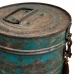 Decorative canister Alexandra House Living Blue Iron Traditional style 20 x 23 x 20 cm