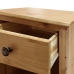 Nightstand Alexandra House Living Honey Oak Metal Pine 48 x 62 x 36 cm 2 drawers