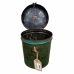 Decorative canister Alexandra House Living Green Iron Traditional style 18 x 22 x 18 cm