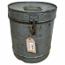 Decorative canister Alexandra House Living Grey Iron Traditional style 26 x 30 x 26 cm