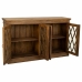 Sideboard Alexandra House Living Brown Wood Glass 40 x 100 x 170 cm 4 doors