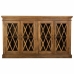 Credenza Alexandra House Living Marrone Legno Vetro 40 x 100 x 170 cm 4 porte