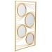 Espelho de parede Alexandra House Living Dourado 2 x 96 x 61 cm Retangular