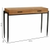 Entrebrod med skuffer Alexandra House Living Brun Jern Plade Gran 34 x 81 x 120 cm