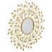 Wall mirror Alexandra House Living Gold Metal Iron Mirror 2 x 79 x 79 cm