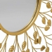 Wall mirror Alexandra House Living Gold Metal Iron Mirror 2 x 79 x 79 cm