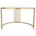 Mesa de Centro Alexandra House Living Ouro Ferro Espelho Madeira MDF 80 x 48 x 80 cm