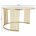 Mesa de Centro Alexandra House Living Oro Hierro Espejo Madera MDF 80 x 48 x 80 cm