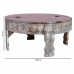 Table Basse Alexandra House Living Blanc Bois de manguier 80 x 41 x 80 cm