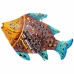 Deko-Figur Alexandra House Living Mango-Holz Fisch 10 x 32 x 50 cm