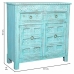 Credenza Alexandra House Living Azzurro Legno di mango 41 x 101 x 101 cm