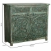 Credenza Alexandra House Living Verde Legno di mango 40 x 90 x 103 cm