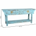 Hall Table with Drawers Alexandra House Living Blue Mango wood 45 x 80 x 181 cm