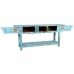 Hall Table with Drawers Alexandra House Living Blue Mango wood 45 x 80 x 181 cm