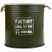 Laundry basket Alexandra House Living Factory Green Hemp Metal Fir wood