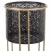 Set de jardiniere Alexandra House Living Negru Metal Fier 26 x 150 x 26 cm 2 Piese