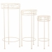 Suporte para Vasos Alexandra House Living Branco Metal Ferro 28 x 120 x 58 cm