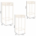 Suporte para Vasos Alexandra House Living Branco Metal Ferro 28 x 160 x 58 cm