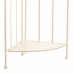 Estante de Esquina Alexandra House Living Branco Metal Ferro Forja 30 x 38 x 30 cm