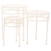 Flower Pot Stand Alexandra House Living White Metal Iron 30 x 120 x 30 cm