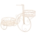 Urtepotteholder Alexandra House Living Hvid Metal Jern Cykel 30 x 61 x 55 cm