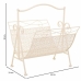 Revistero Alexandra House Living Blanco Forja 36 x 33 x 38 cm