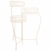 Suporte para Vasos Alexandra House Living Branco Metal Ferro 34 x 76 x 40 cm