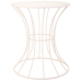 Side table Alexandra House Living White Iron 20 x 50 x 21 cm