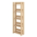 Boekenwinkel Alexandra House Living Ek Hout MDP 57 x 155 x 25 cm 5 Planken