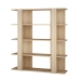 Bookshop Alexandra House Living Oak Wood MDP 110 x 122 x 29 cm 4 Shelves