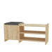 Apavu sols Alexandra House Living Brūns Pelēks 100 x 44 x 35 cm 2 Planken 1 durvis