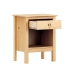 Nightstand Alexandra House Living Honey Oak Metal Pine 47 x 60 x 35 cm 1 drawer