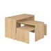 Set mit 3 Tischen Alexandra House Living Eg Holz MDP 32 x 65 x 30 cm 24 x 65 x 30 cm 39 x 65 x 30 cm