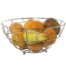 Frutero Alexandra House Living Plateado Metal Cromado 24 x 12 x 24 cm