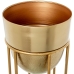 Conjunto de vasos Alexandra House Living Ouro Metal 2 Peças