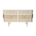 Credenza Romimex Bianco Dorato Legno 152 x 84 x 40 cm