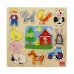 Puzzle Infantil de Madera Goula 53025 (12 pcs)