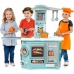 Toy kitchen Cook Moltó 18151 100 x 97 x 31 cm Blue Flip-top (100 x 97 x 31 cm)