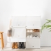 Portable Modular Shoe Cabinet InnovaGoods White