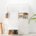 Portable Modular Shoe Cabinet InnovaGoods White