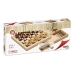 Set van 3 Bordspellen Cayro 648 Hout 29 x 29 cm 3 in 1 Schaakspel Backgamon Dames