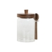 Barattolo Home ESPRIT Marrone Trasparente Acacia Vetro Borosilicato 650 ml